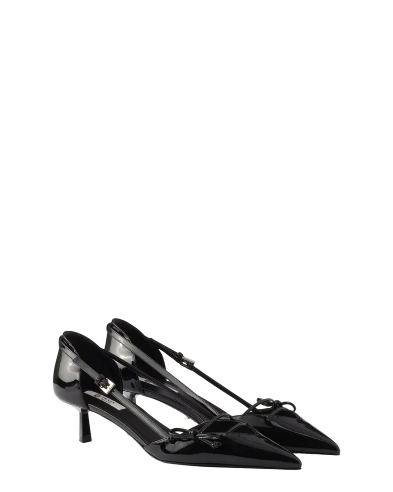 Women's Open-Side Leather Pumps