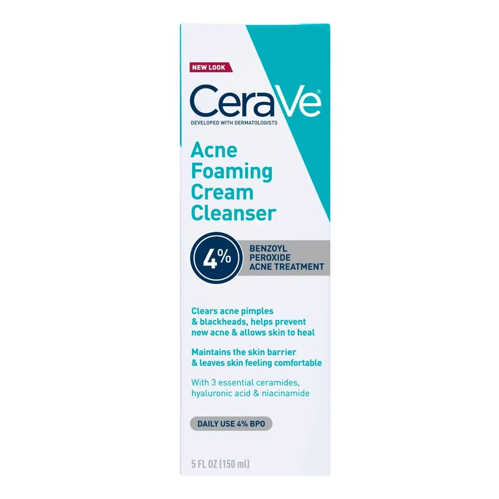 Acne Foaming Cream Face Cleanser, Acne Treatment Face Wash