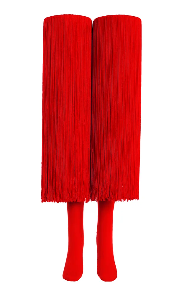 Fringed High Socks