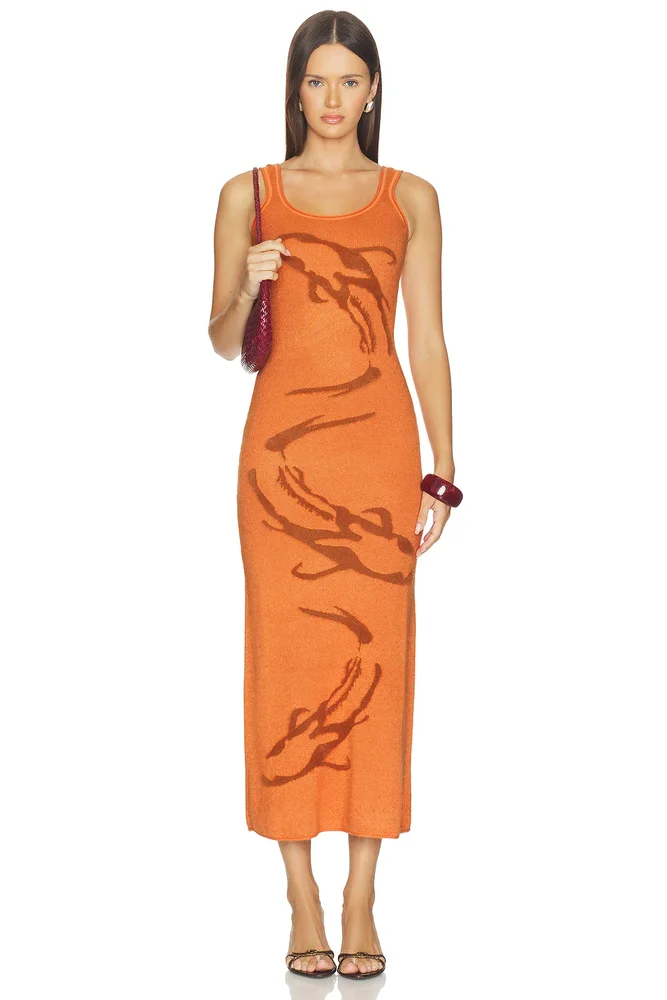 The Goldfish Hockney Dress