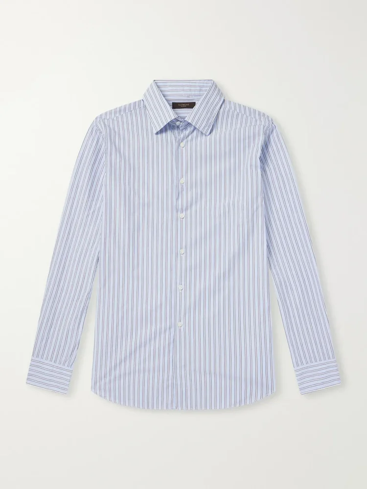 Glanshirt Striped Cotton-Poplin Shirt