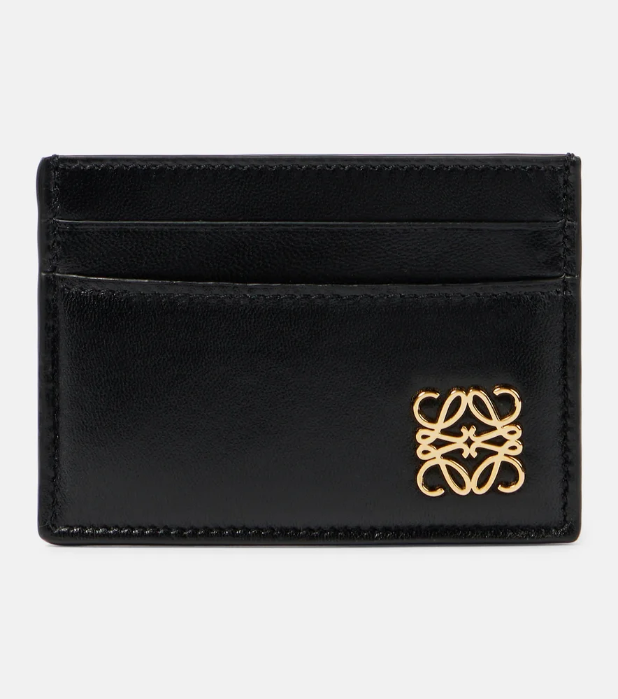 Puffer Anagram leather card holder