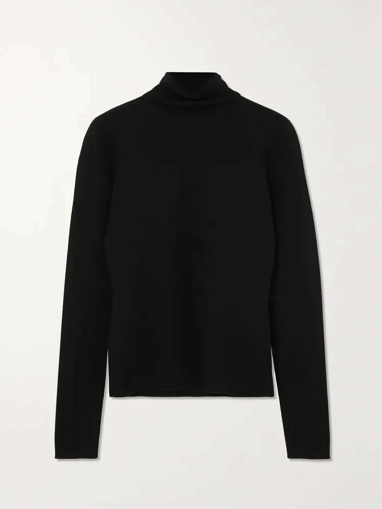 May wool, cashmere and silk-blend turtleneck sweater