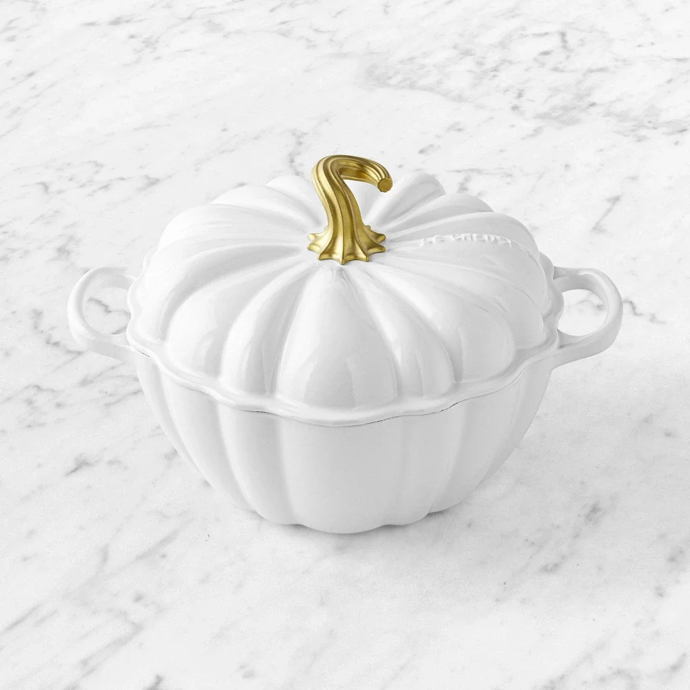 Le Creuset Enameled Cast Iron Pumpkin Cocotte, 4-Qt