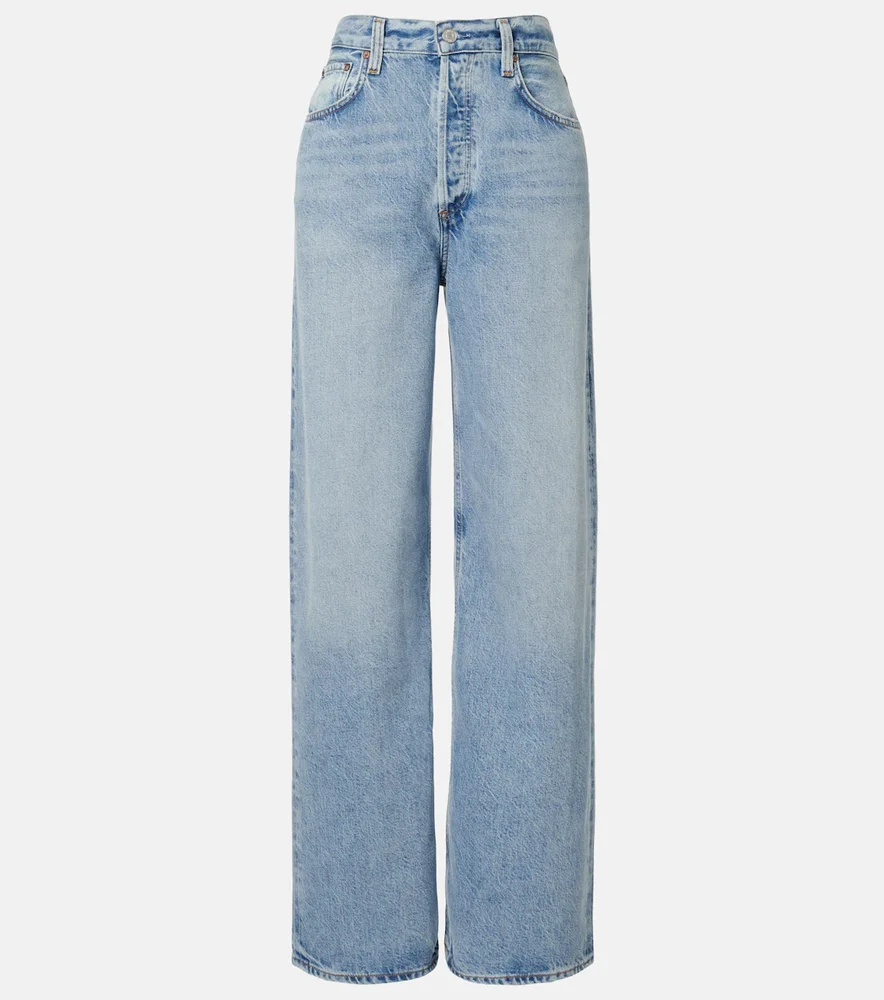Low Slung Baggy wide-leg jeans