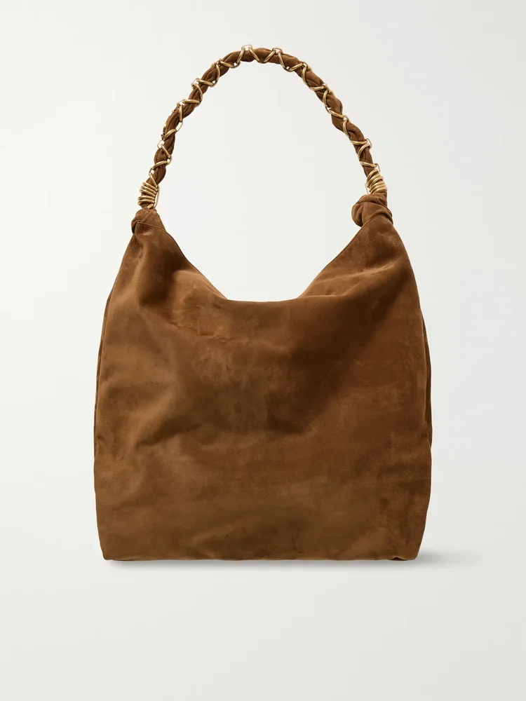 amalia medium suede tote