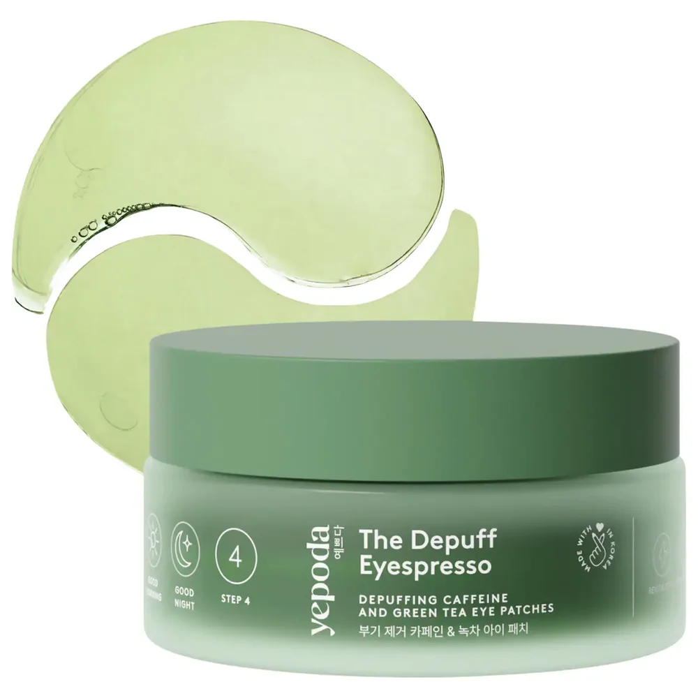 The Depuff Eyespresso, Korean Caffeine Eye Patches for Dark Circles