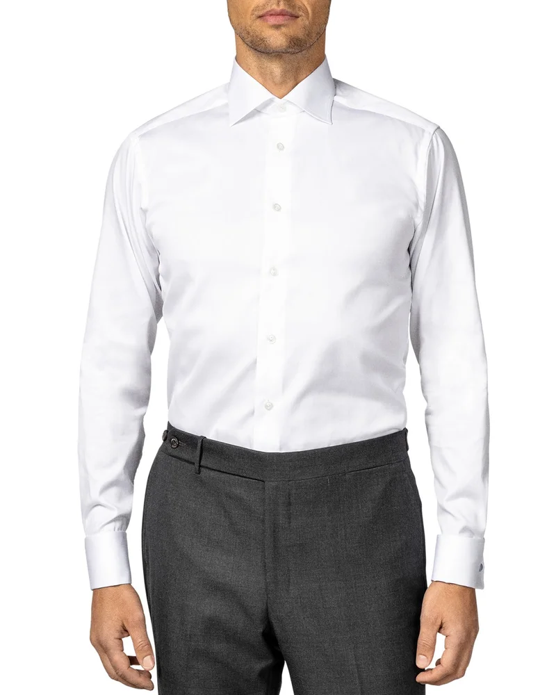 Contemporary Fit Signature Twill French Cuff Dress Shirt