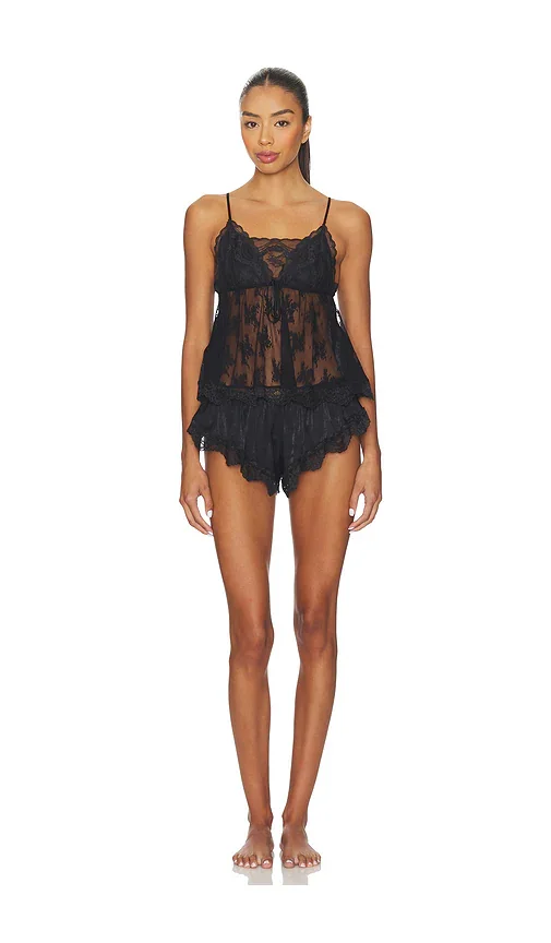 x Intimately Hearts Racing Set In Black Free People
