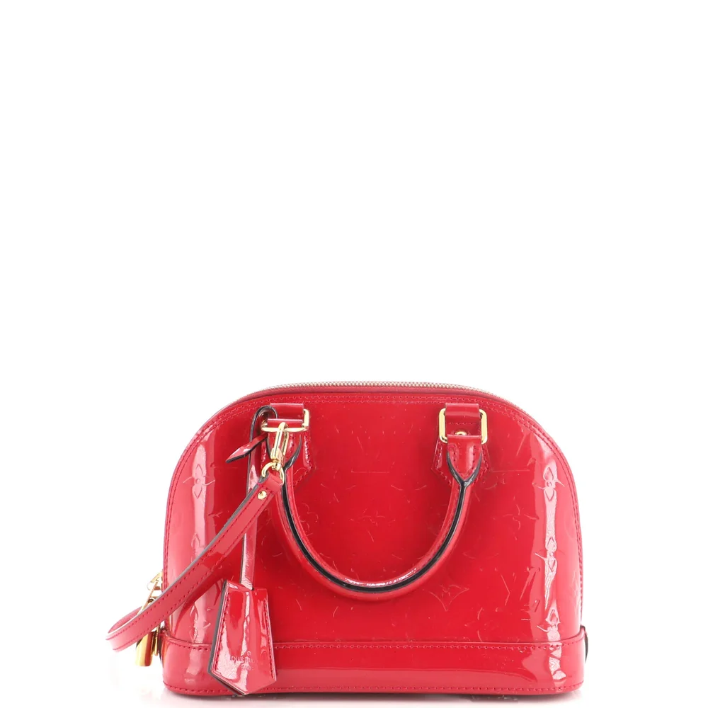 Pre-Owned Alma Handbag Monogram Vernis BB