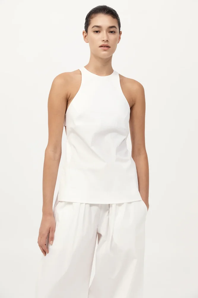 Racerback Top - White