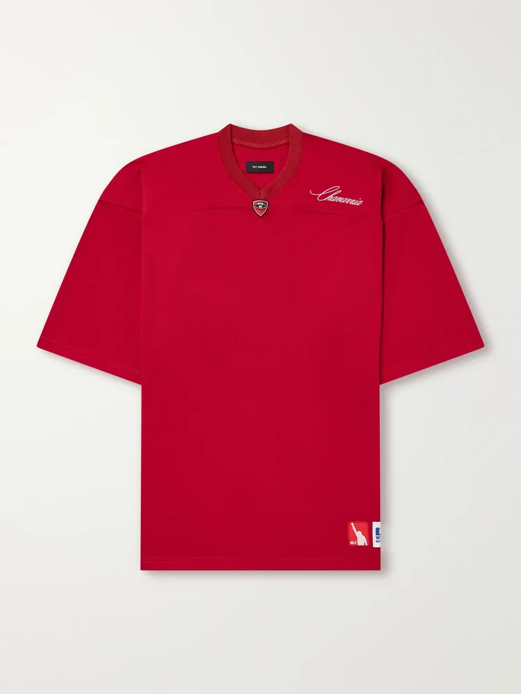 Embroidered Jersey T-Shirt