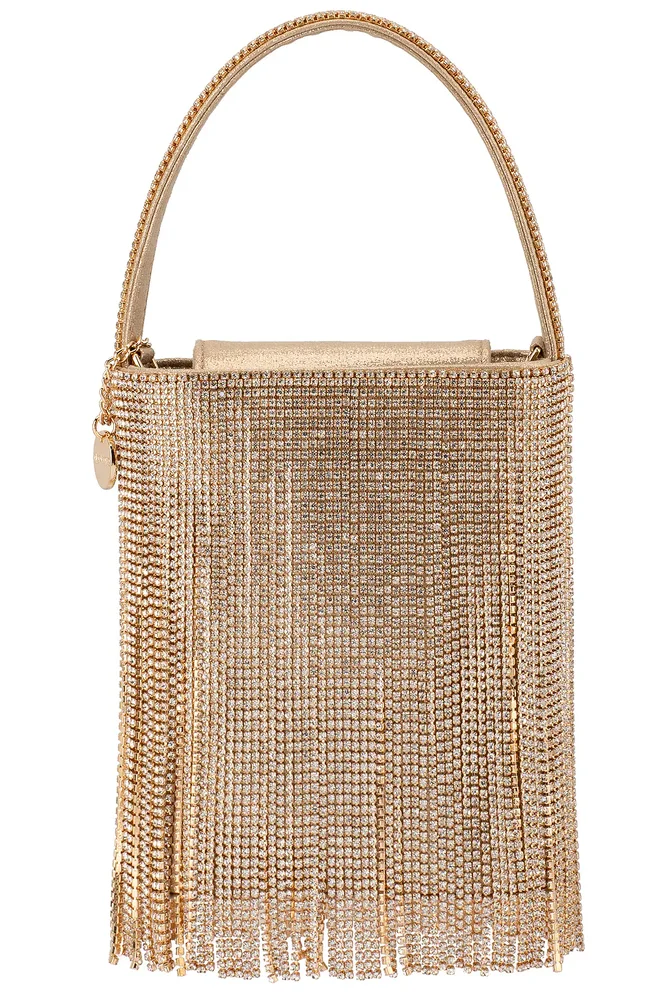 Billie Crystal Fringe Bag