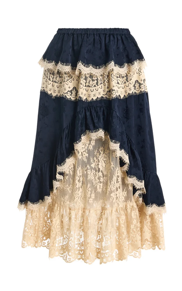 Shay Lace Midi Skirt