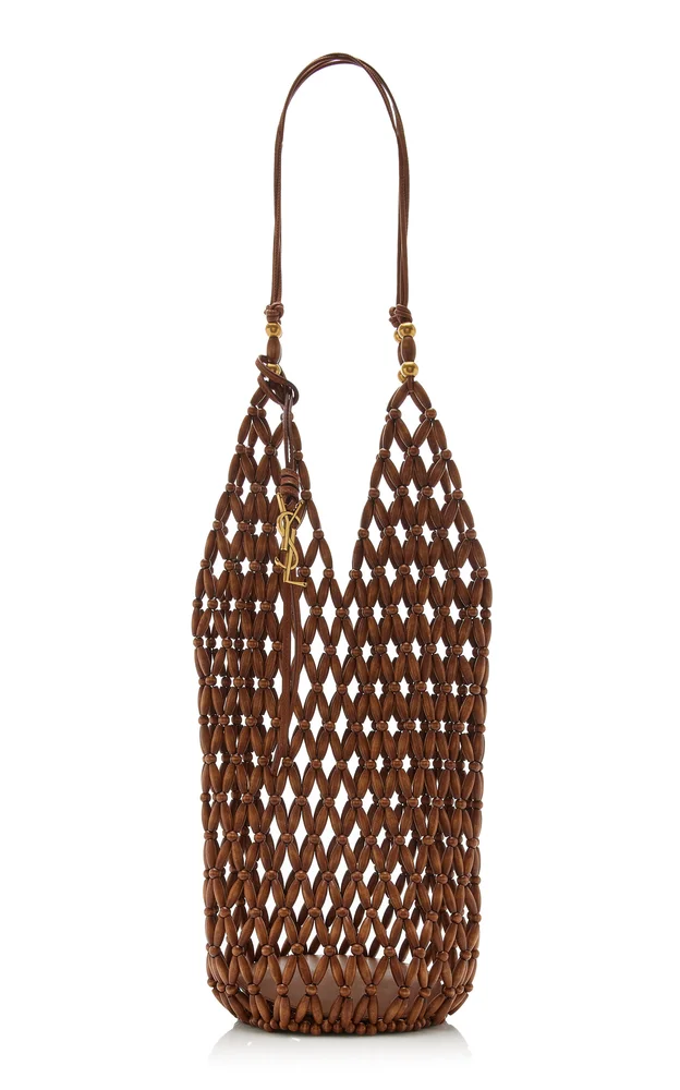 Beaded Bucket Bag