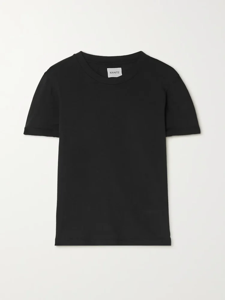 Emmylou cotton-jersey T-shirt