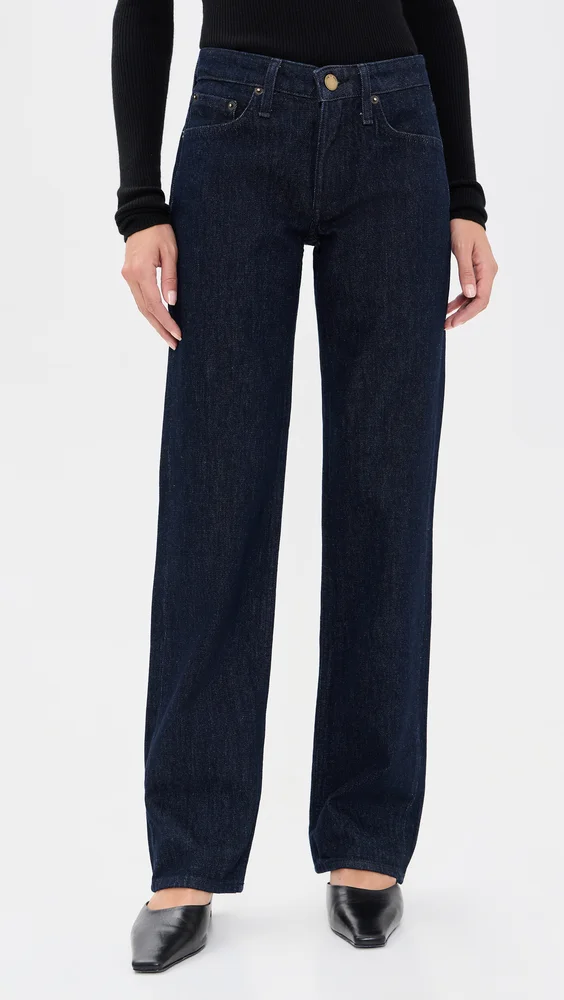 Harlow Low Rise Full Slim Straight Jeans