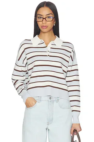Seraphina Cropped Rugby Pullover