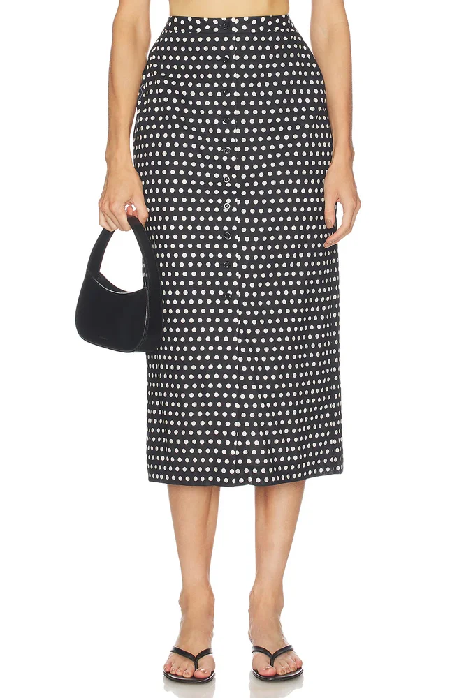 Frame The Polka Dot Skirt
