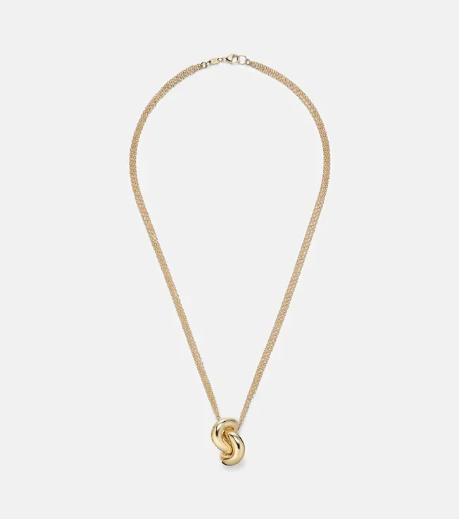 Legacy Knot Big 18kt gold necklace
