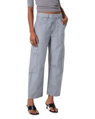 Marcelle Cotton Low Slung Cargo Pants