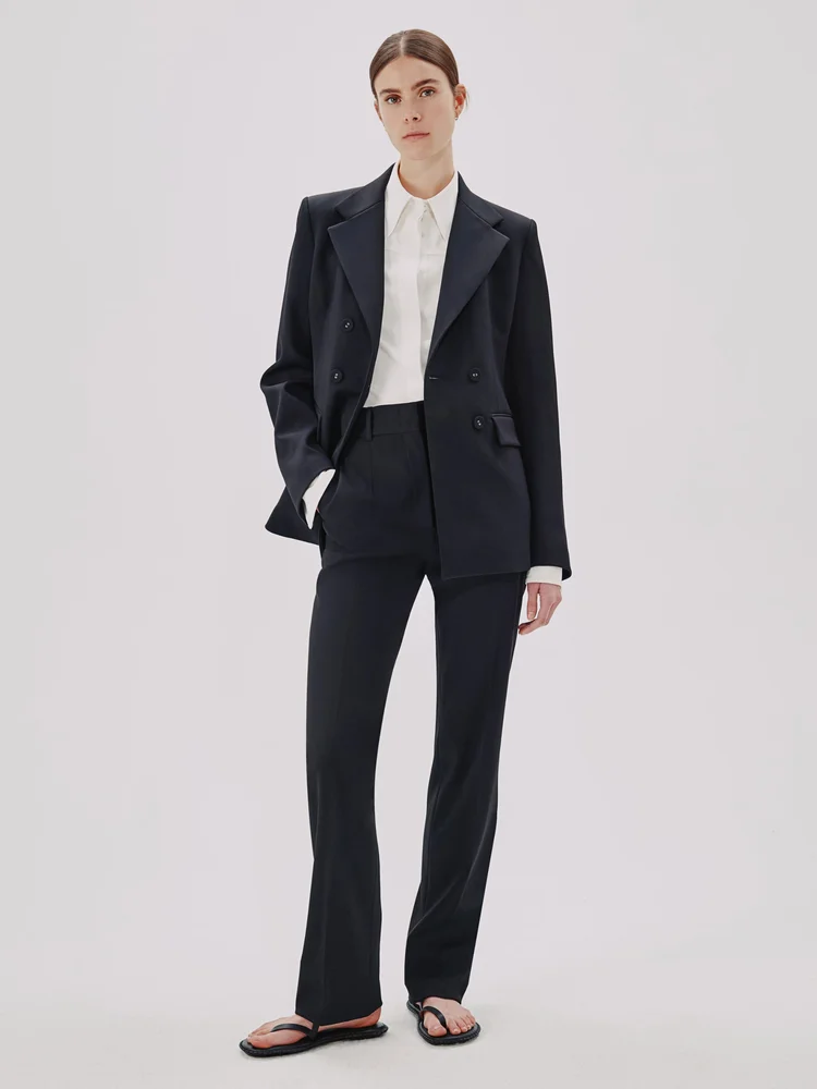 Double Breasted Structured Jacket - Resale