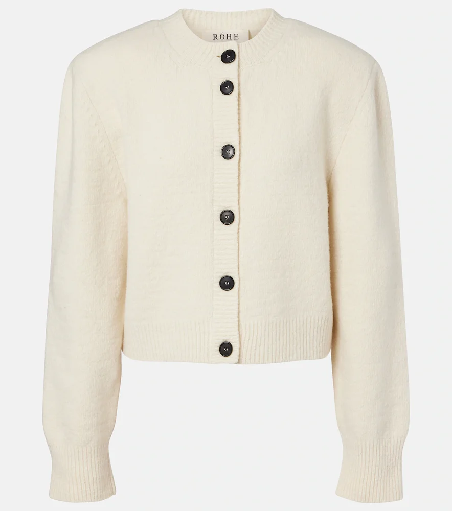 Wool cardigan