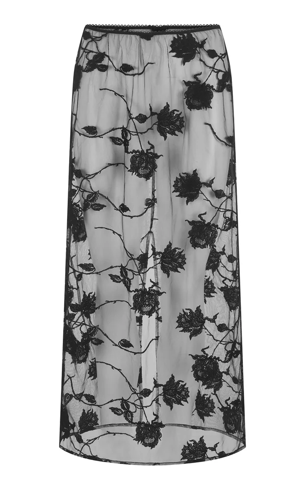 Camilla Rose Sheer Lace Maxi Skirt