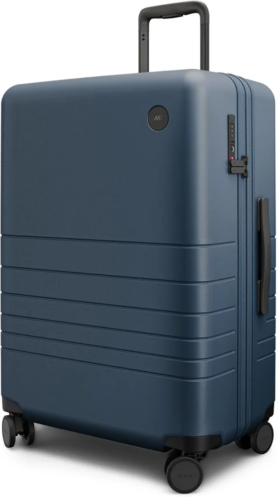 Expandable Medium Checked Hardside Spinner Suitcase