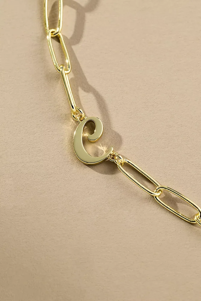 Cursive Initial Necklace