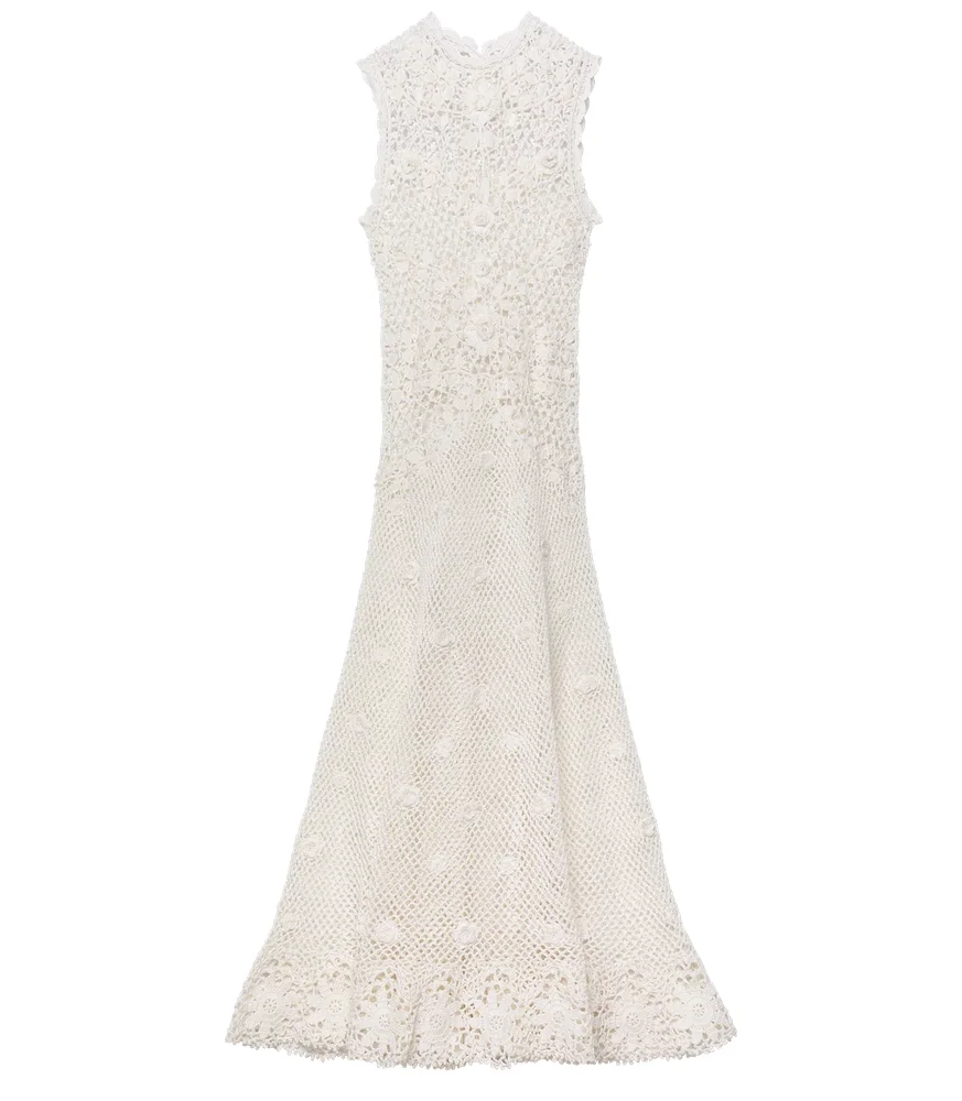 Evangeline Dress -- Pearl