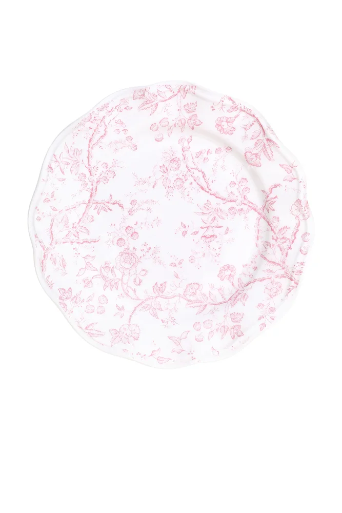 Rosy Bloom Plate 7.5 Inch