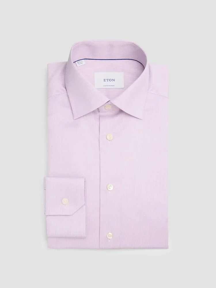 Dobby Contemporary-Fit Dress Shirt