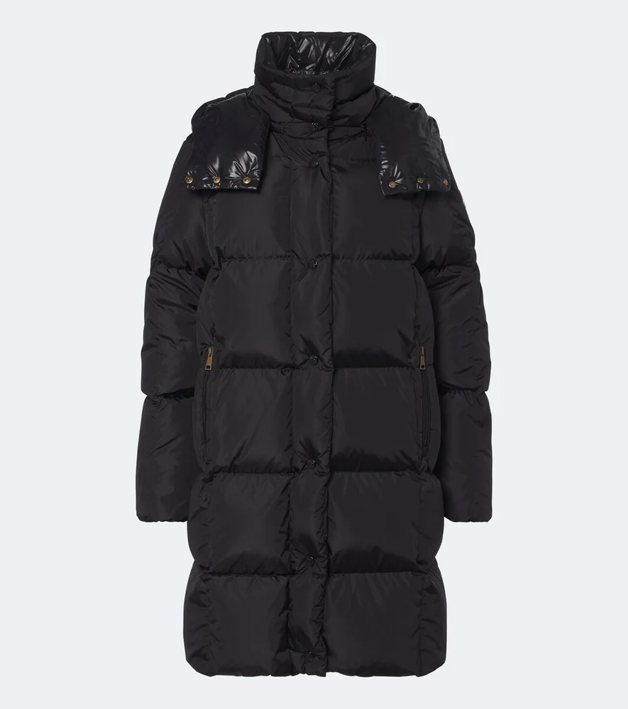Litte hooded down coat