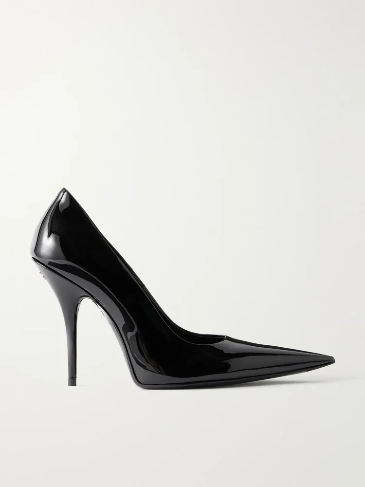 Avenue 110 patent-leather pumps