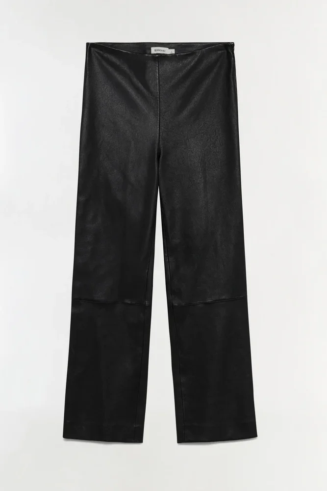 Veda Cropped Leather Pant