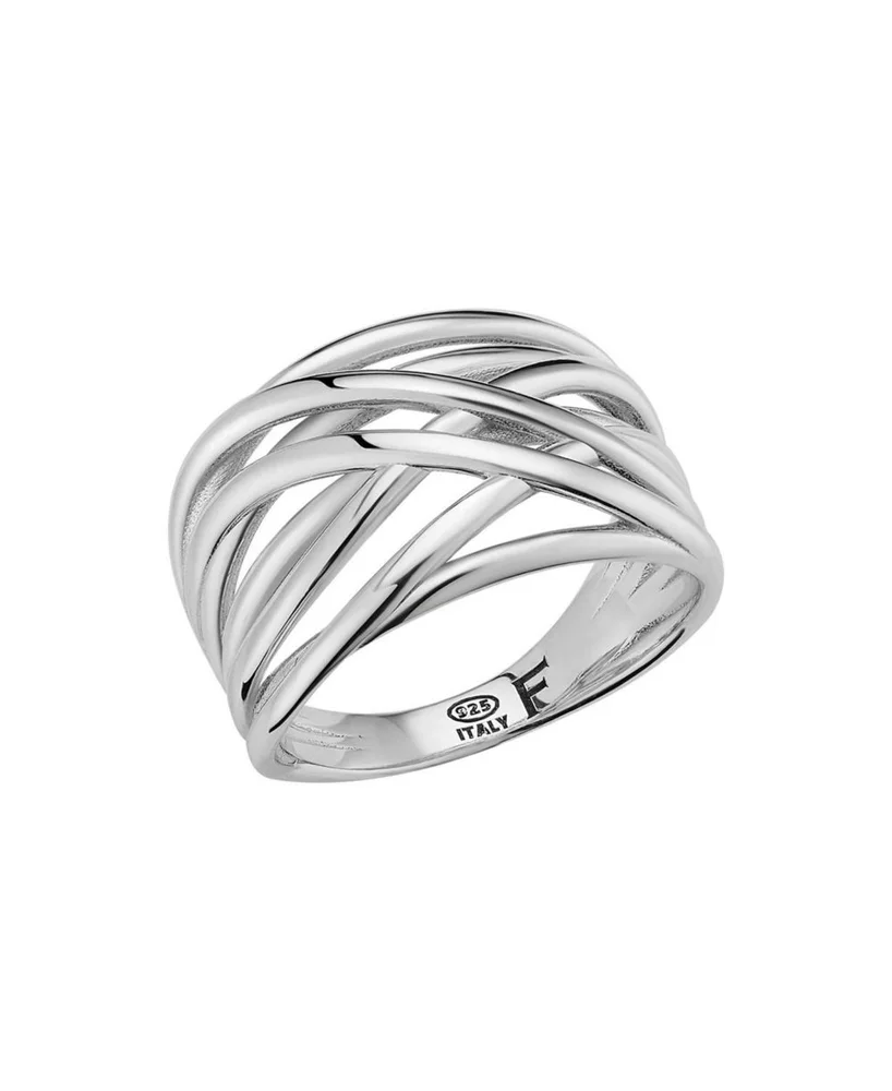 Sterling Silver Lattice Ring