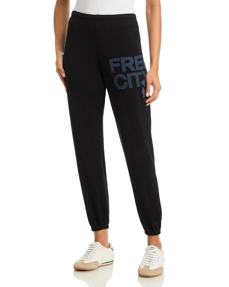 Cotton Logo Sweatpants in Moonshadow