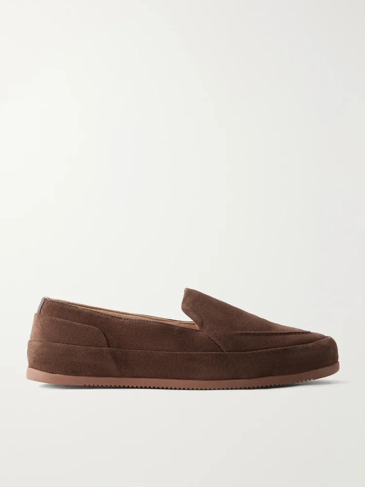 Suede Loafers