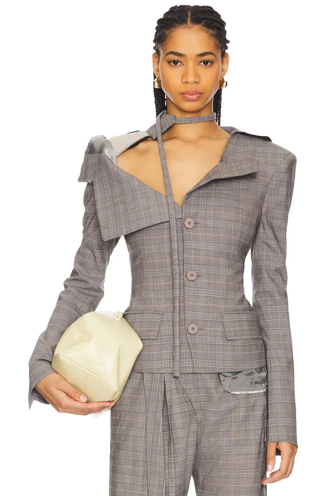 Off-Shoulder Blazer