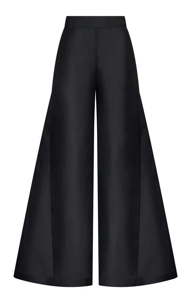 Isoceles Silk-Gazar Trousers