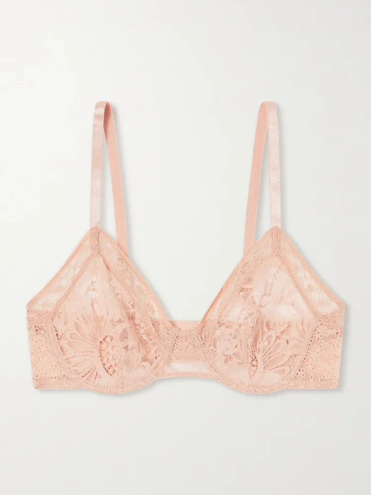 Somptueuse lace underwired balconette bra