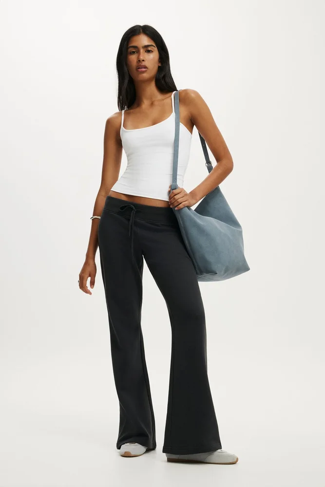 Low Rise Bootleg Sweatpant