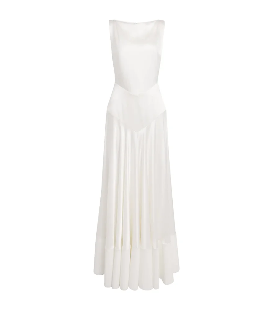 Silk Munir Maxi Dress