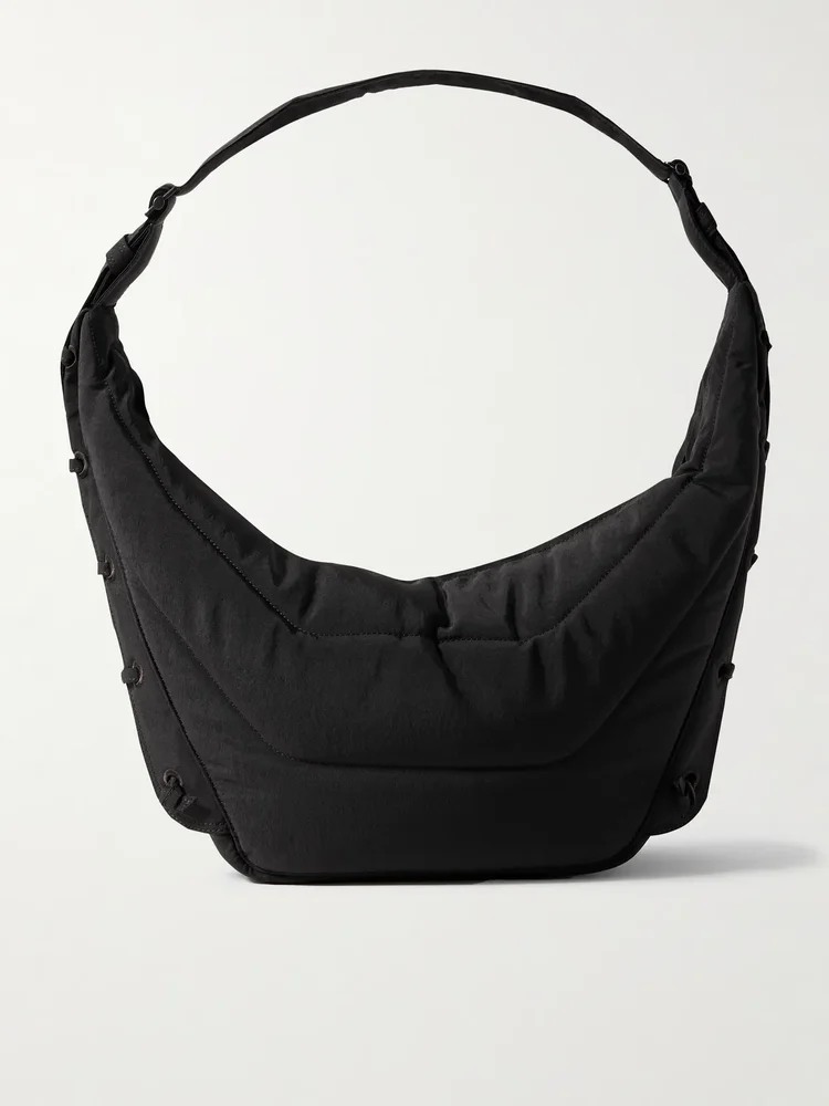 Soft Game medium quilted canvas shoulder bag