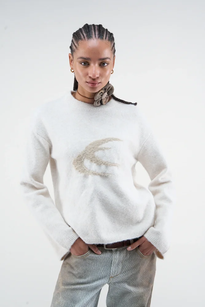 Blend Ecru Knit