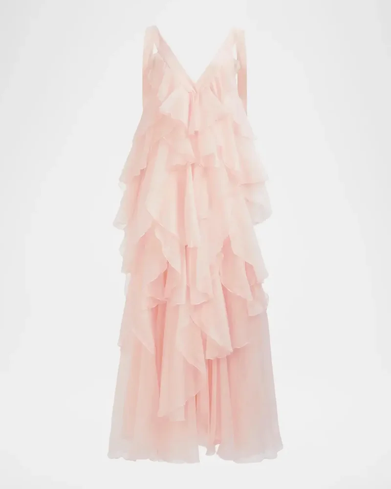Athena Tiered Ruffle Gown