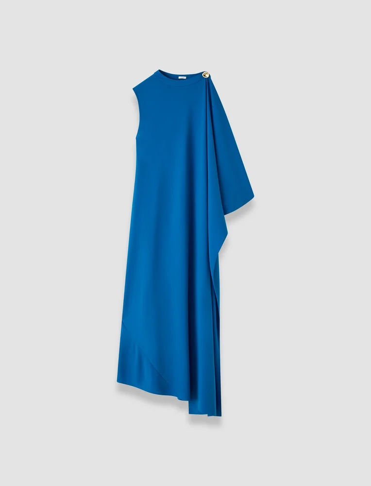 Aly Crepe Cape Dress