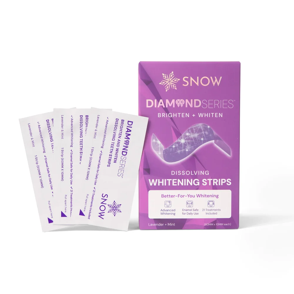 Dissolving Purple Teeth Whitening Strips