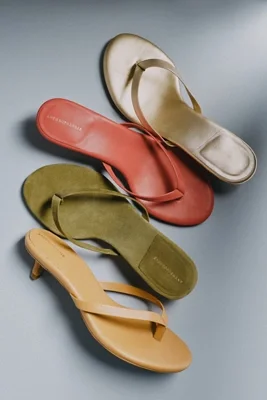 By Anthropologie Flip-Flop Kitten Heels